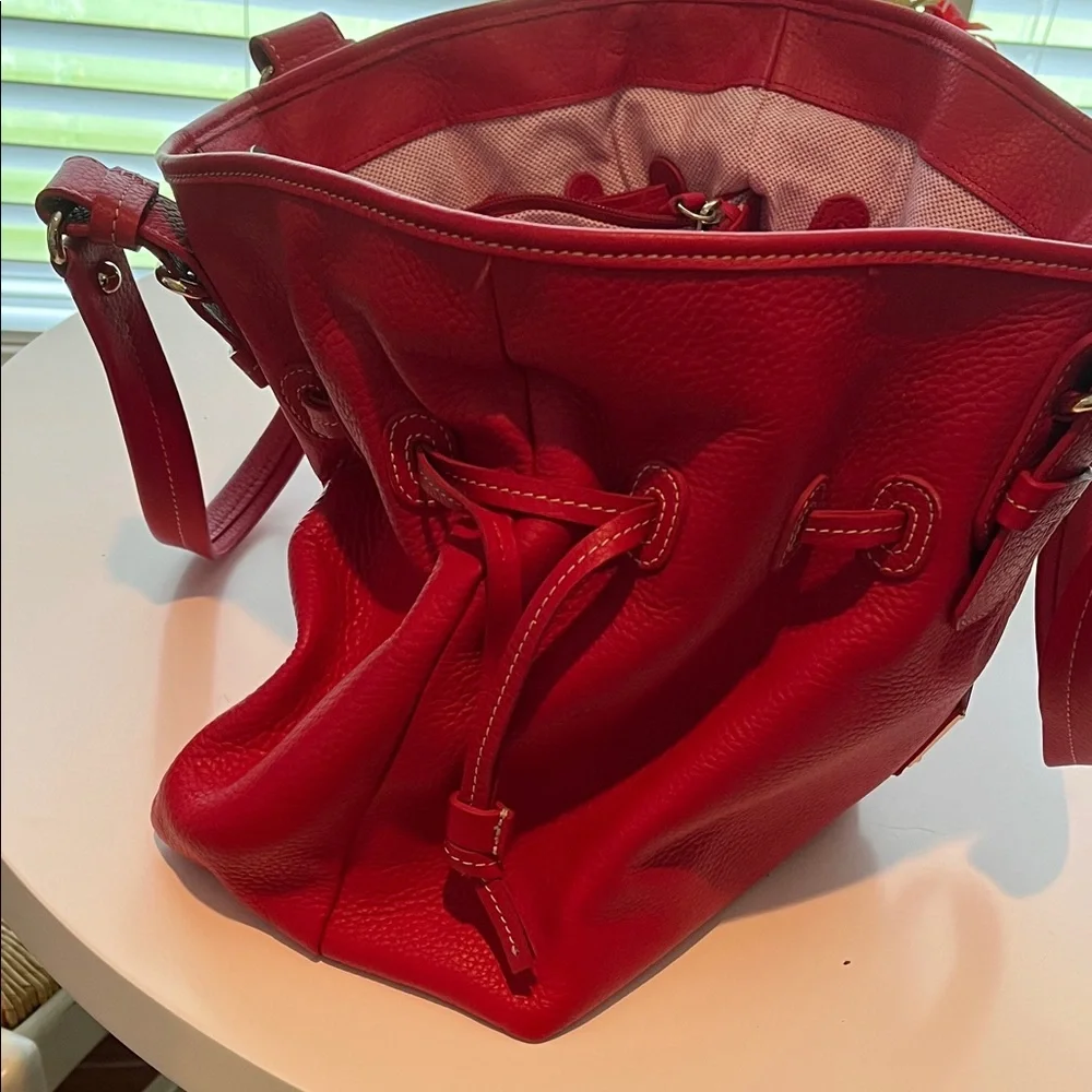 Dooney and Bourke Red Chiara Bag size medium - Picture 9 of 14